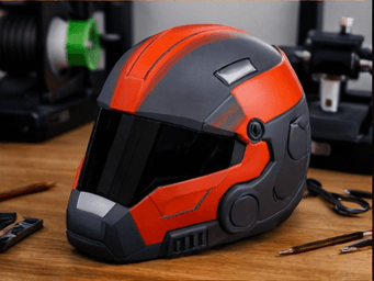 Sci-Fi Combat Helmet