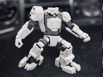 Mech Warrior Robot Figure